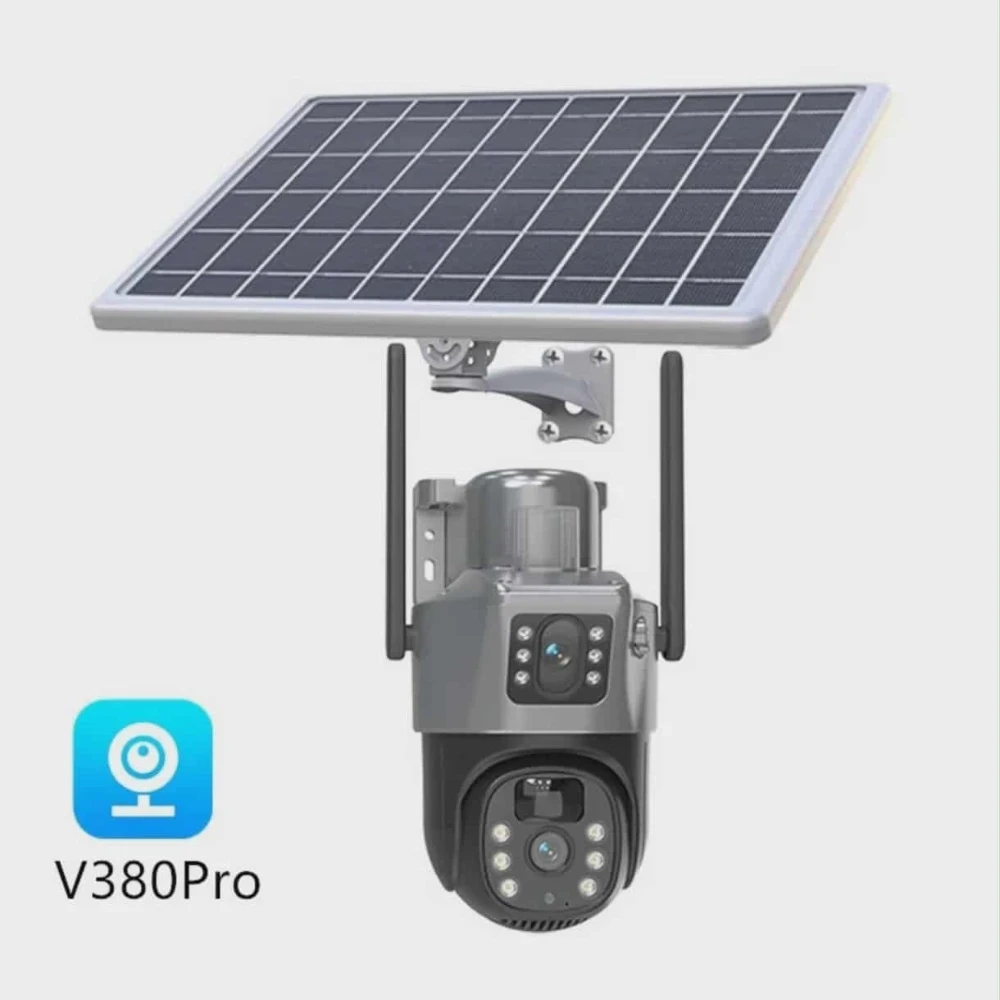 Camera 4G 12MP solaire Double Camera Zoom X10