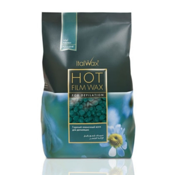 Italwax Cire Film à l’Azulène – Épilation Visage & Corps Sans Bandes – 500g