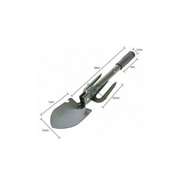 Mini Pelle Pliante Multifonction en Acier