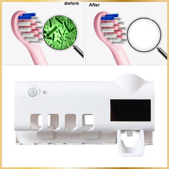 Porte de Brosse à Dents- Stérilisateur UV & Multifonction