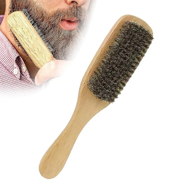 Brosse à Cheveux en Poils de Sanglier – Pour Cheveux et Barbe – Homme & Femme