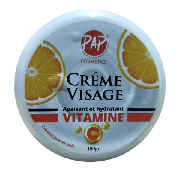 Crème Visage PAP Cosmetics à La Vitamine C 180 g