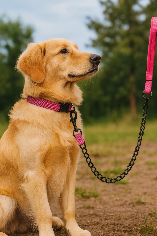 laisse en chaîne résistante