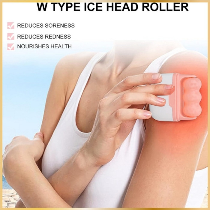 Roller Visage Glacé Rose – Effet Bonne Mine Immédiat