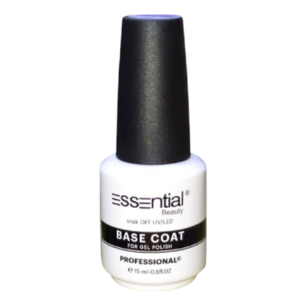 Base Coat Professionnel – ESSENTIAL Beauty – 15 ml – Pour Vernis Gel UV/LED