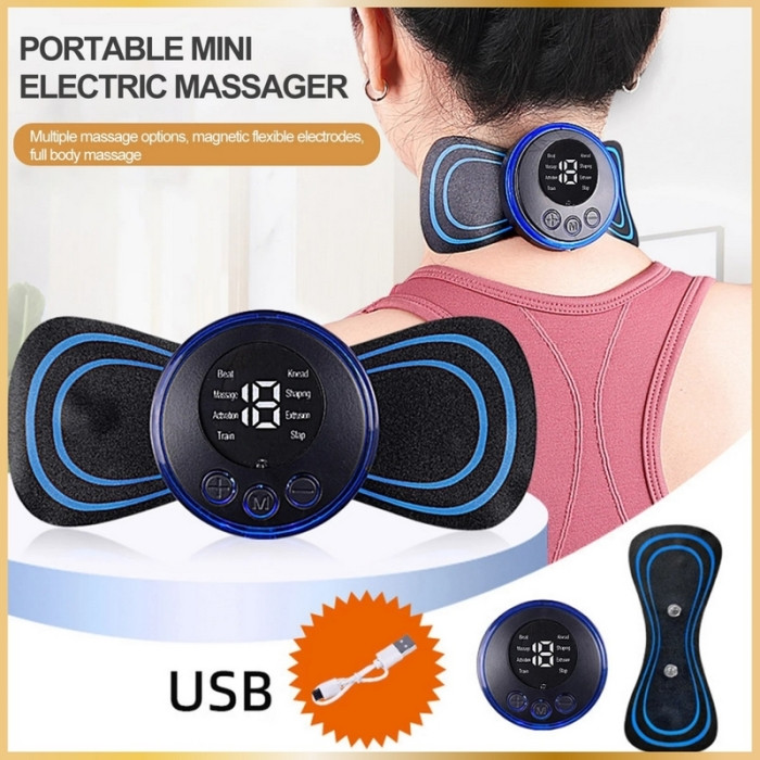 Mini Masseur Électrique EMS Rechargeable