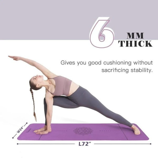 Tapis de Yoga Confortable et Antidérapant