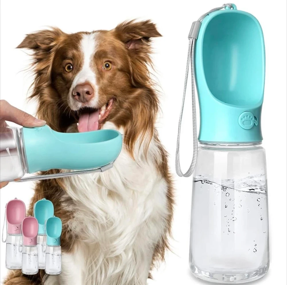 Bouteille portable 2-en-1 pour chien
