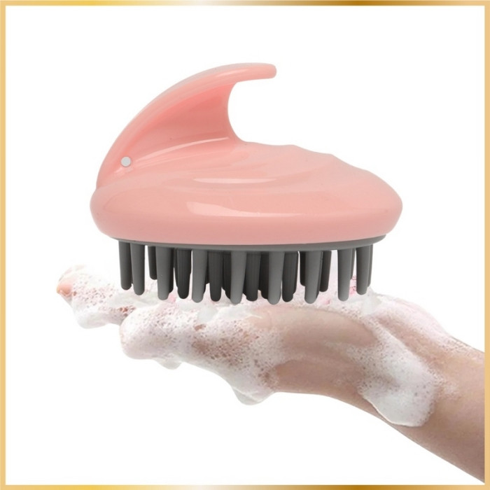 Brosse à Shampoing Massante- Nettoyage Doux & Démêlage Parfait