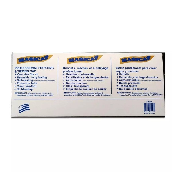 Bonnet à Mèches Magicap avec Crochet Métal Coloration et Balayage Faciles