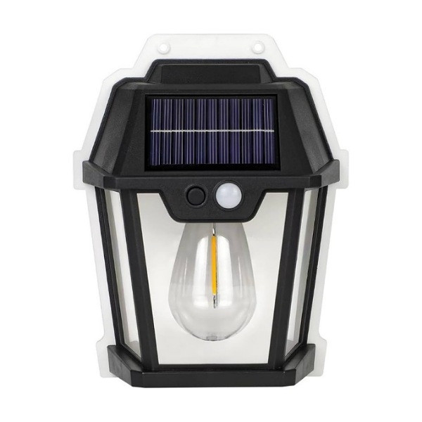 Lampe Murale Solaire HW-999-1W – 18W LED avec Détecteur de Mouvement, 600LM – Étanche Extérieur