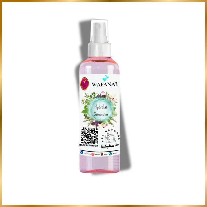 Hydrolat de Géranium Pur – Soin Naturel & Tonifiant