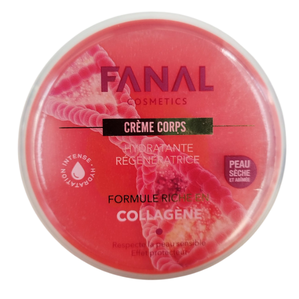 FANAL Cosmetics Crème Corps Hydratante Régénératrice 200g