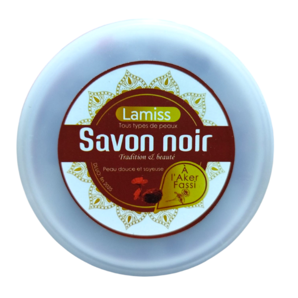 Savon Noir Traditionnel Lamiss À l'Aker Fassi 210g
