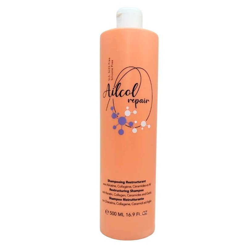 AILCOL Shampoing Réparateur à la Kératine – 500ml
