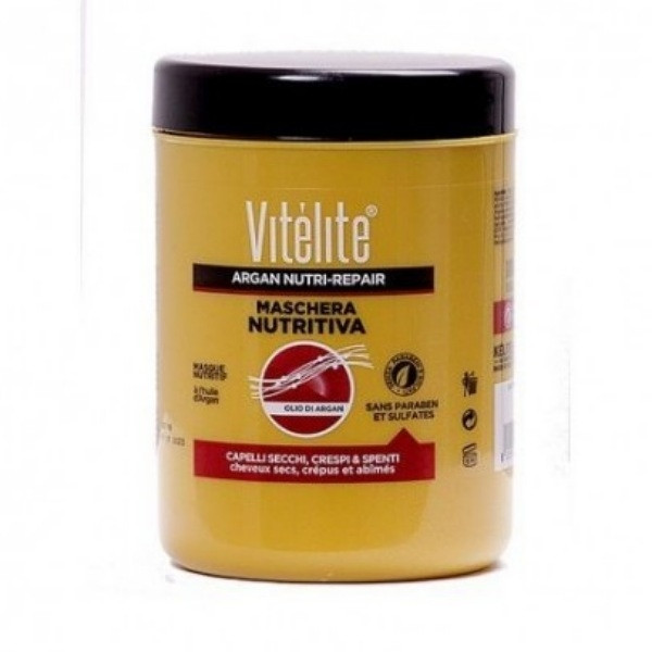 Vitélite Masque Nutritif à l’Huile d’Argan – Réparateur & Régénérant – 1000 ml
