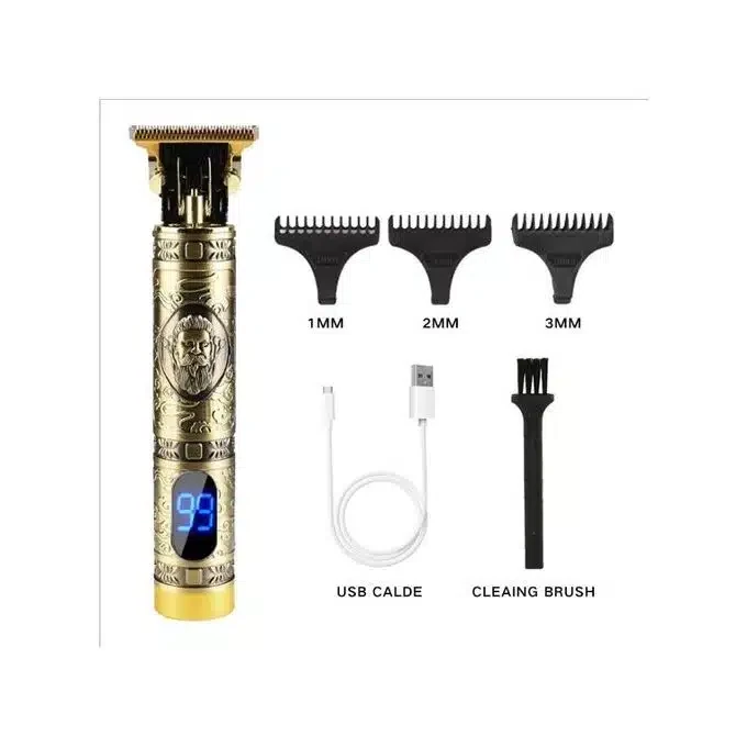 Kemei Tondeuse à cheveux rechargeable – Finition 0 Mm-Afficheur