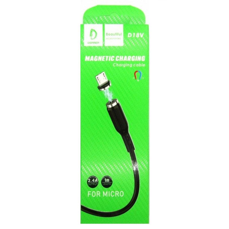 Câble de Chargement Magnétique 2.4A Micro USB