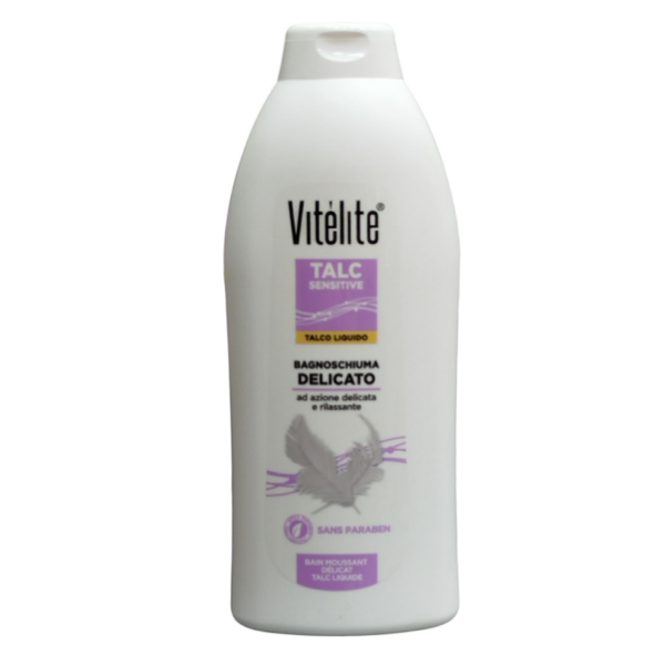 Vitélite Talc Sensitive – Gel Douche Délicat au Talc Liquide – 1000 ml