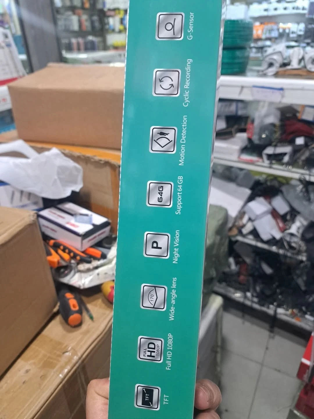 Caméra de Bord 10'' Full HD 1080p avec Vision à 170°