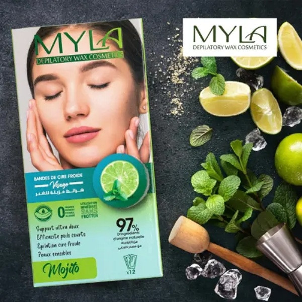 Bandes de Cire Froide Visage MYLA – Mijito – 12 Bandes