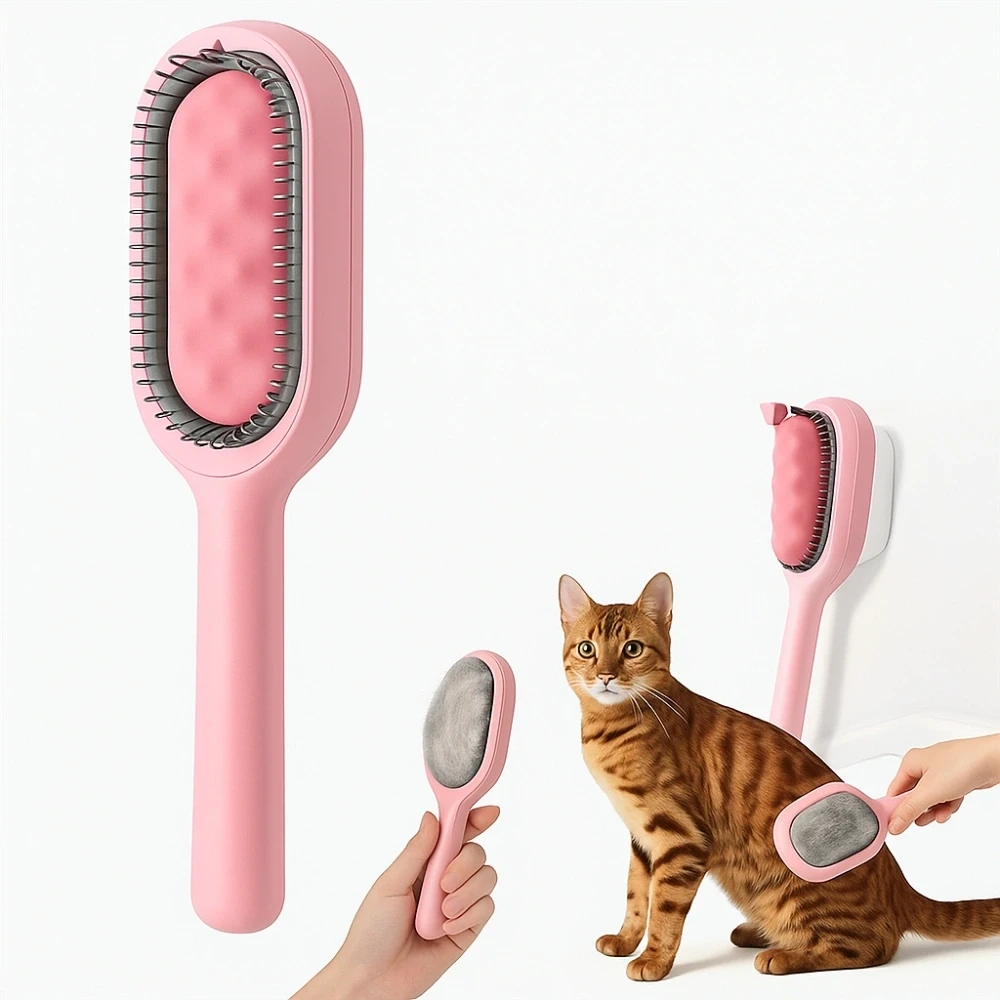 brosse anti-poils pour chat et chien