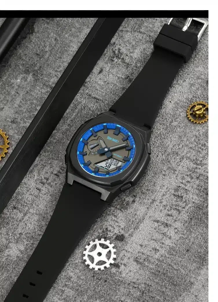 SKMEI-Montre de sport étanche pour homme, 5 alarmes, date, horloge, mouvement numérique japonais, compte à rebours, DNono