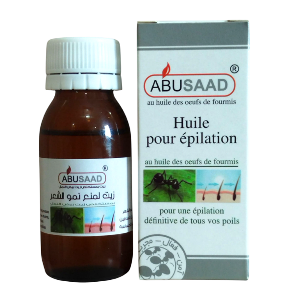 Huile d’Épilation aux Œufs de Fourmis – ABUSAAD - 60 ML
