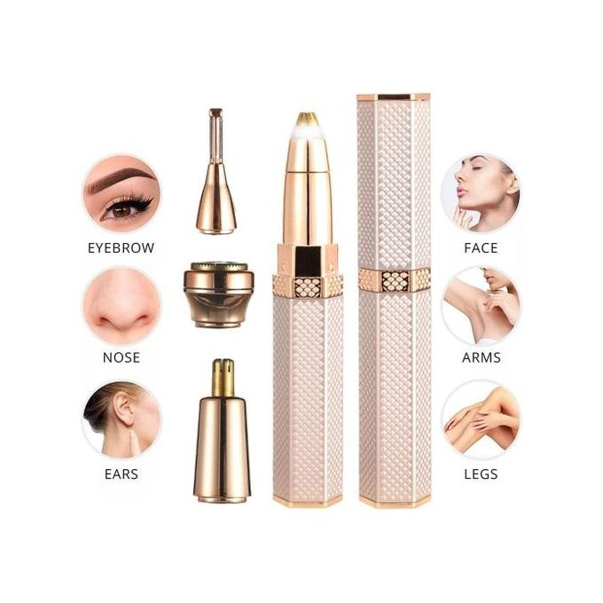 Rasoir Epilateur Electrique 4en1 pour Visage et Corps