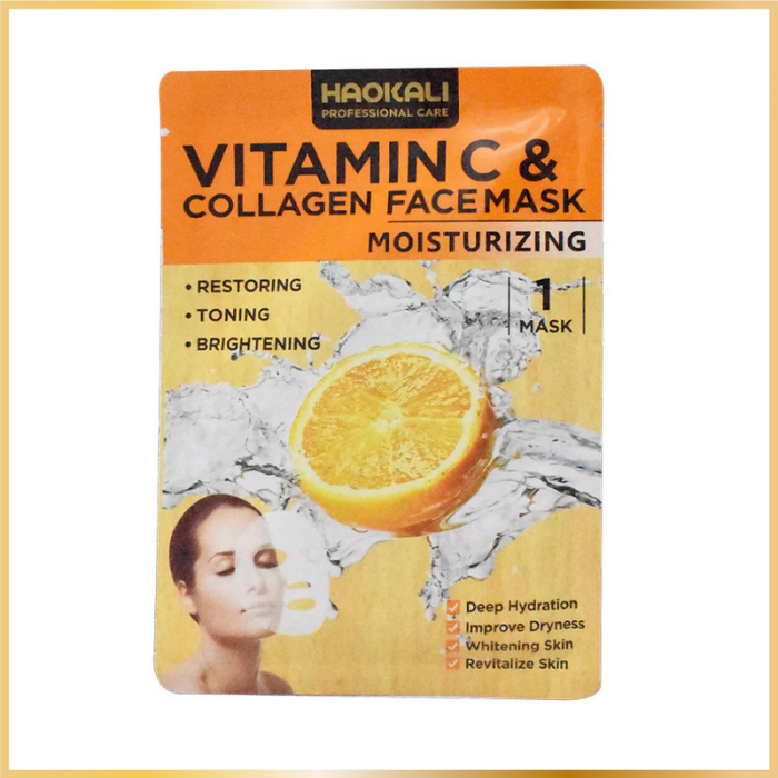Masque Visage Haokali Vitamine C & Collagène