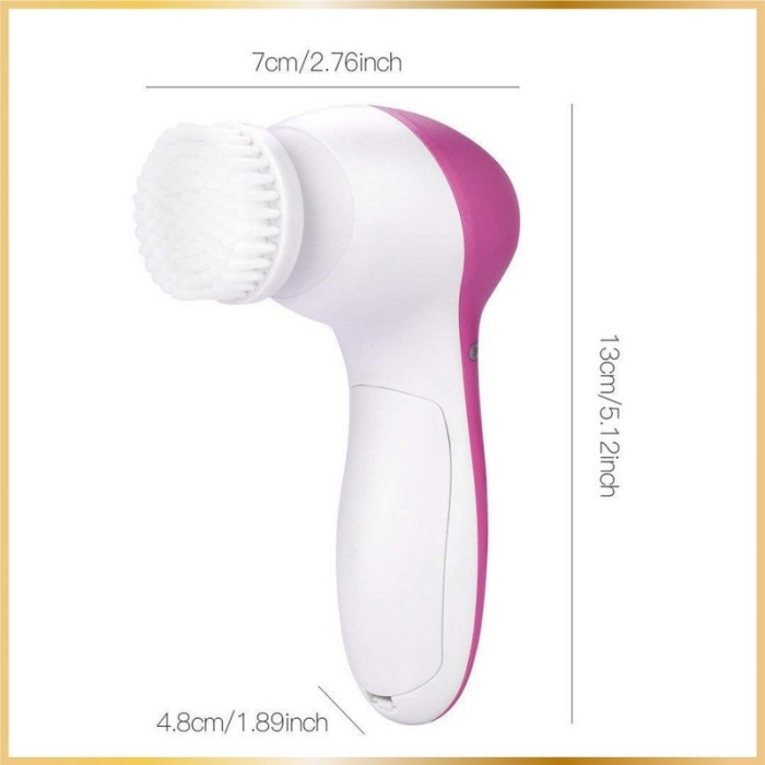 Soin Visage Complet 5 en 1- sur Batterie- Massage & Nettoyage & Anti Âge