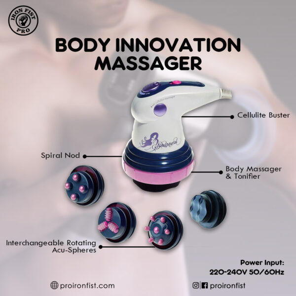 Body Innovation Appareil de Massage Électrique Anti-cellulite à Infrarouge pour le corps
