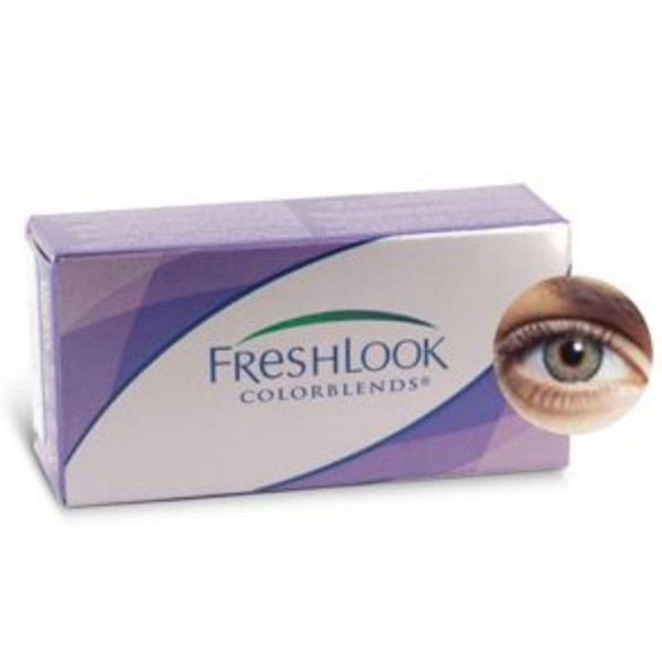 Lentilles Mensuelles FreshLook – Couleur Grey (Gris Bleu)