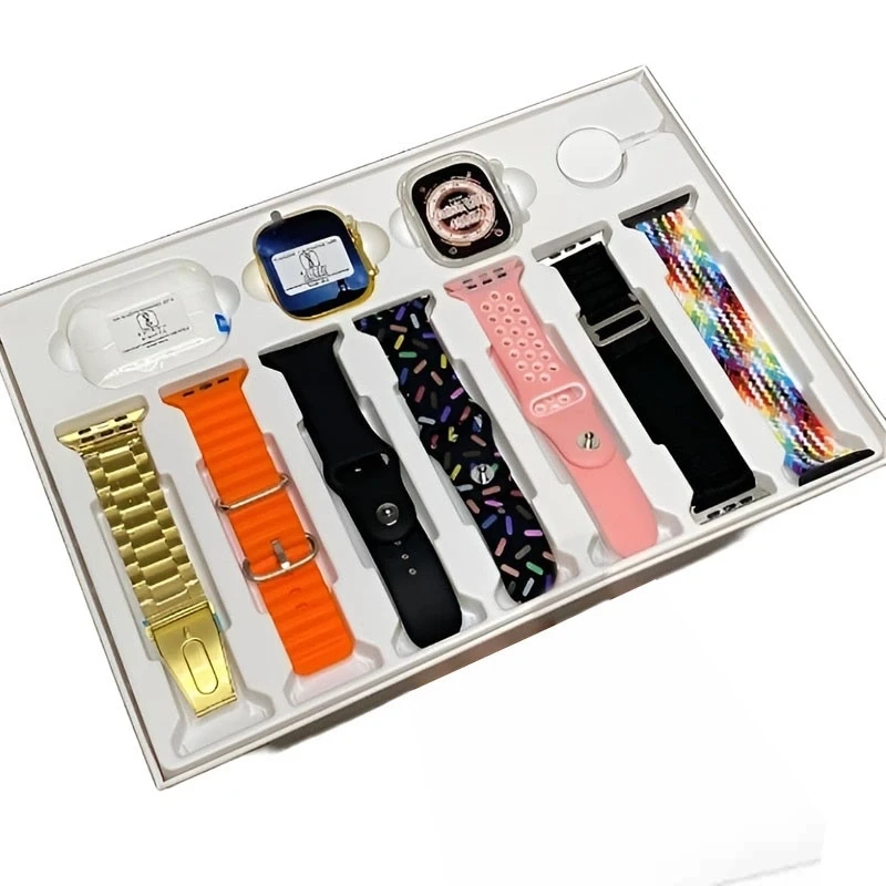 Montre Connectée i20 Ultra Max 10En1 + Airpods + 7 Ceintures