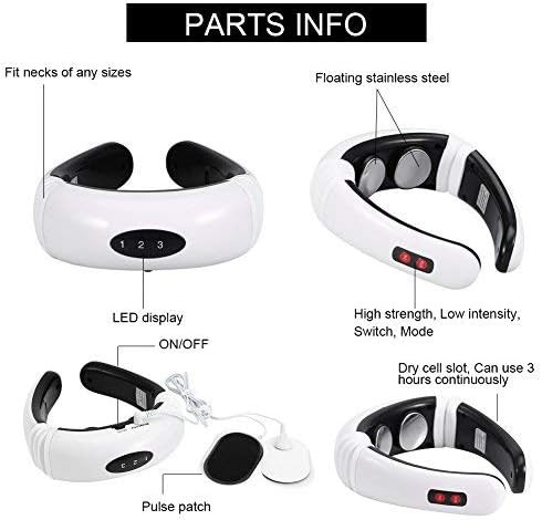 Masseur électrique de cou à impulsion Shiatsu, masseur de corps et de jambes, stimulateur musculaire, physiothérapie Tens, soins de santé
