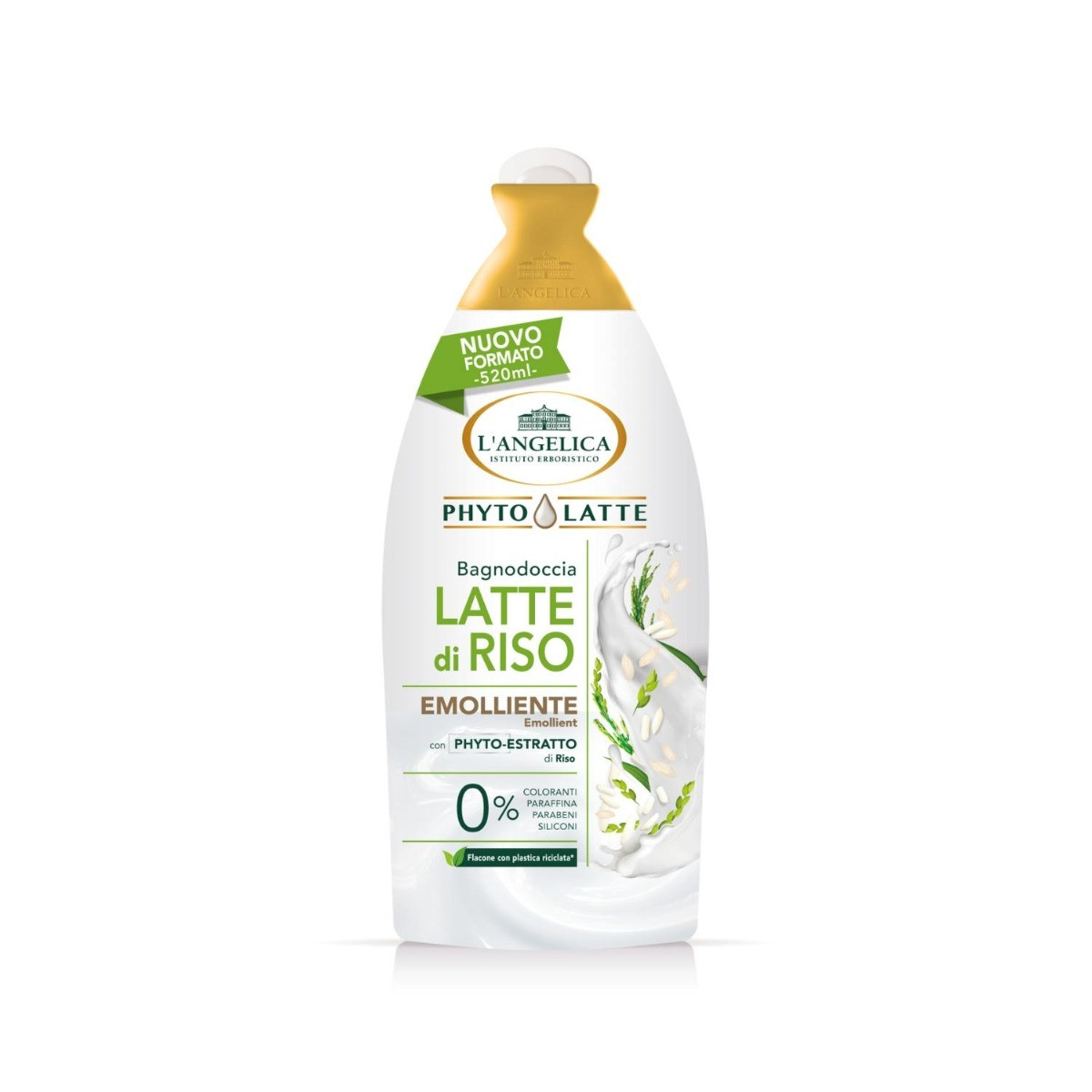 Gel Bain-Douche au Lait de Riz Phytolatte – Émollient & Douceur Naturelle – 500 ml