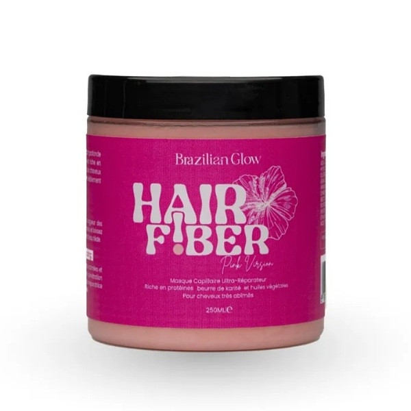 Masque Capillaire Réparateur FIBER HAIR PINK Brazilian Glow