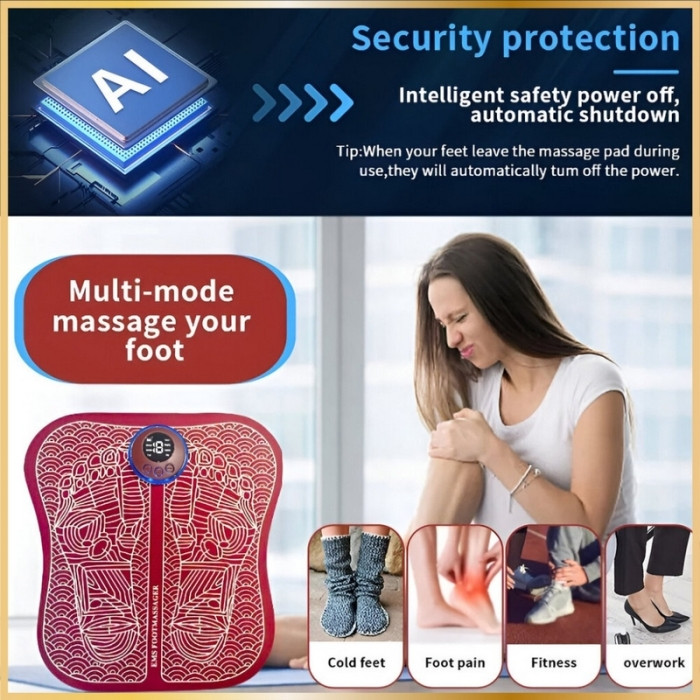 Massageur Électrique pour Pieds USB – Compact et Puissant