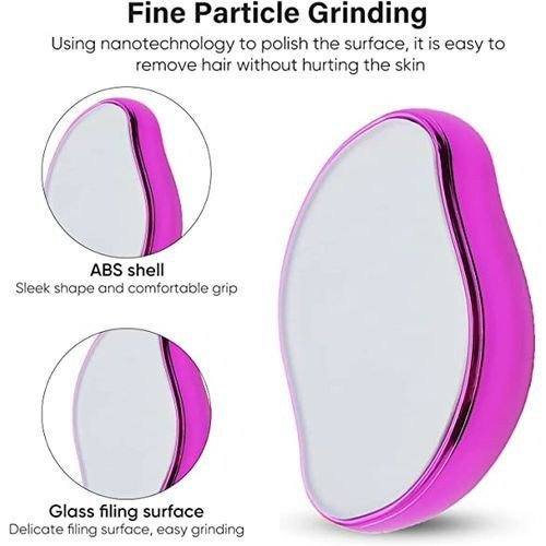 Épilateur en Cristal Réutilisable Rose