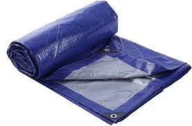 Bâche imperméable résistante en PVC – 3m x 4m – Bleu