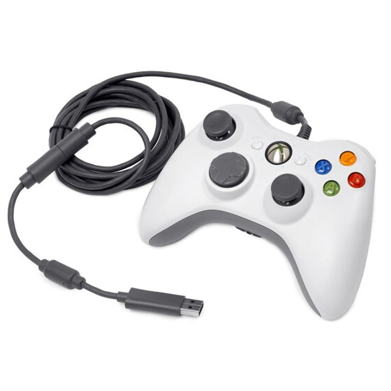 Manette Filaire pour Xbox 360 Blanc