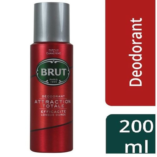 Déodorant Brut Attraction Totale Efficacité Longue Durée Pour Homme 200 ml