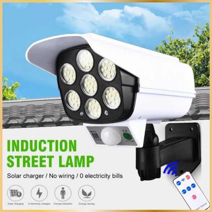 Lampe Solaire Extérieure avec Capteur de Mouvement – Économie d'Énergie