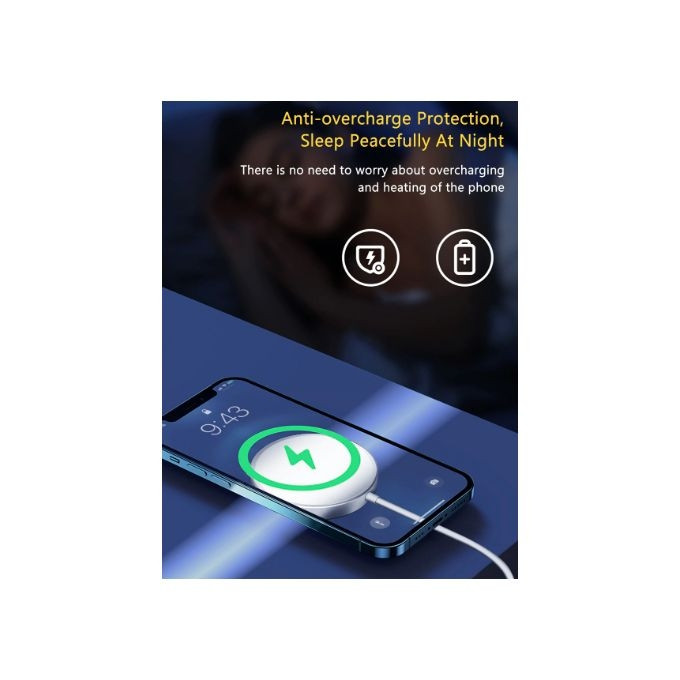Chargeur sans fil magnétique Magsafe 15W pour iPhones