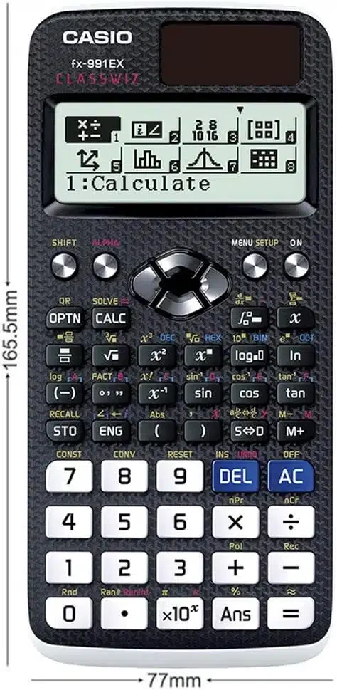 Calculatrice scientifique Casio ClassWiz Fx 991 Ex – 552 fonctions