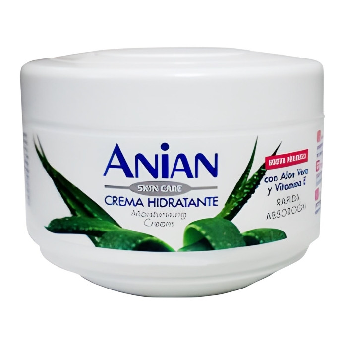 ANIAN Crème Hydratante Aloe Vera – Visage & Corps – 200 ml