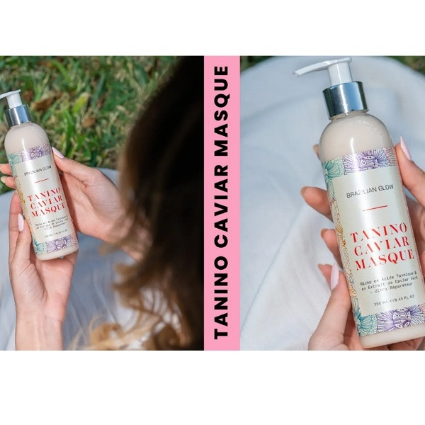 Brazilian Glow Masque Tanino Cheveux Très Endommagés - 250 ml