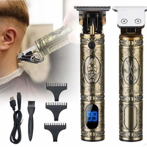 DALING Tondeuse à Cheveux à Barbe Rechargeable Professionnelle Étanche Ecran LCD
